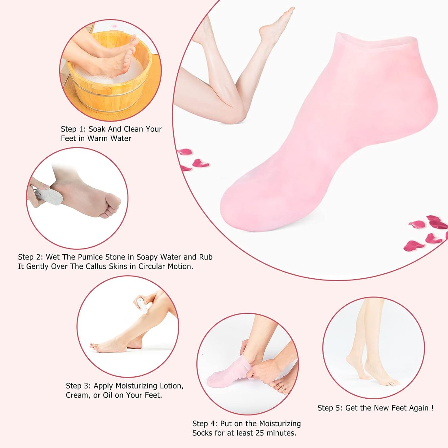 Silicone Feet Care Socks - FlexSala